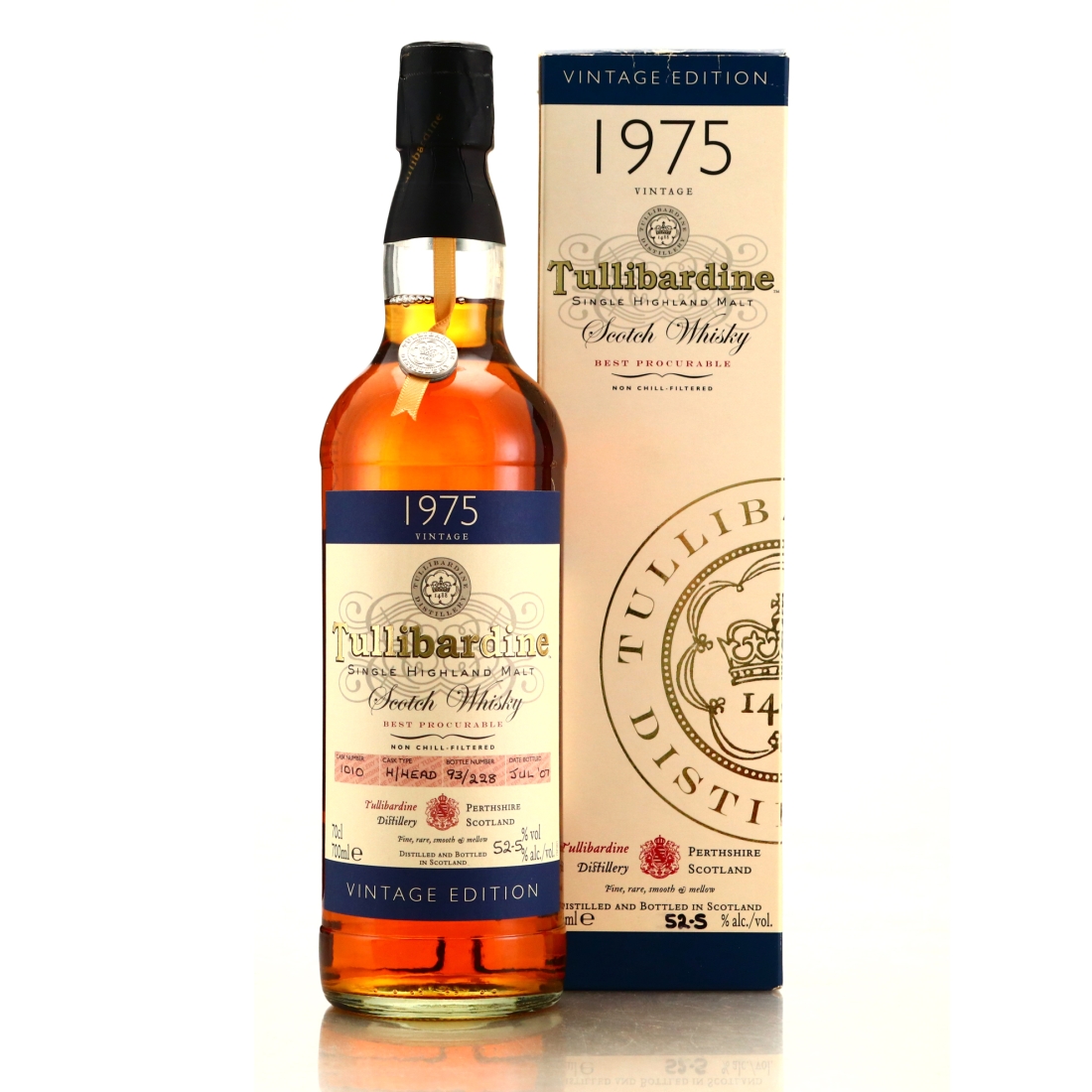 Tullibardine 1975 Vintage Single Cask #1010