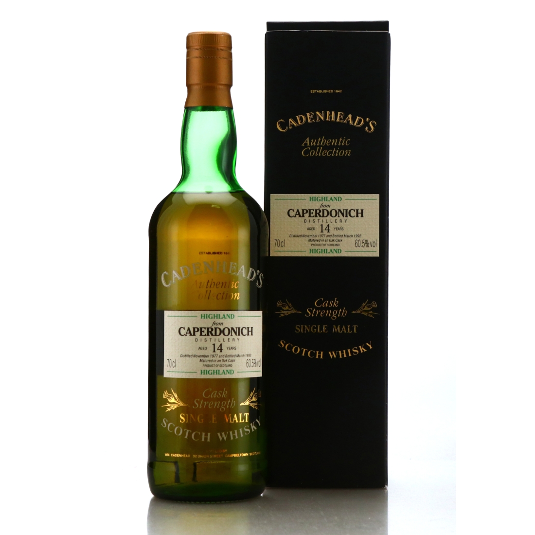 Caperdonich 1977 Cadenhead's 14 Year Old