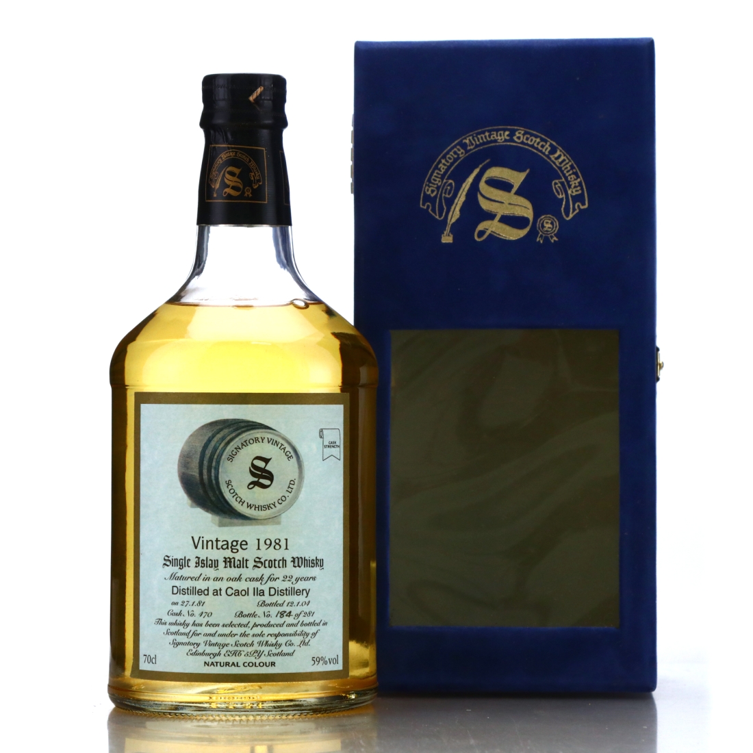 Caol Ila 1981 Signatory Vintage 22 Year Old