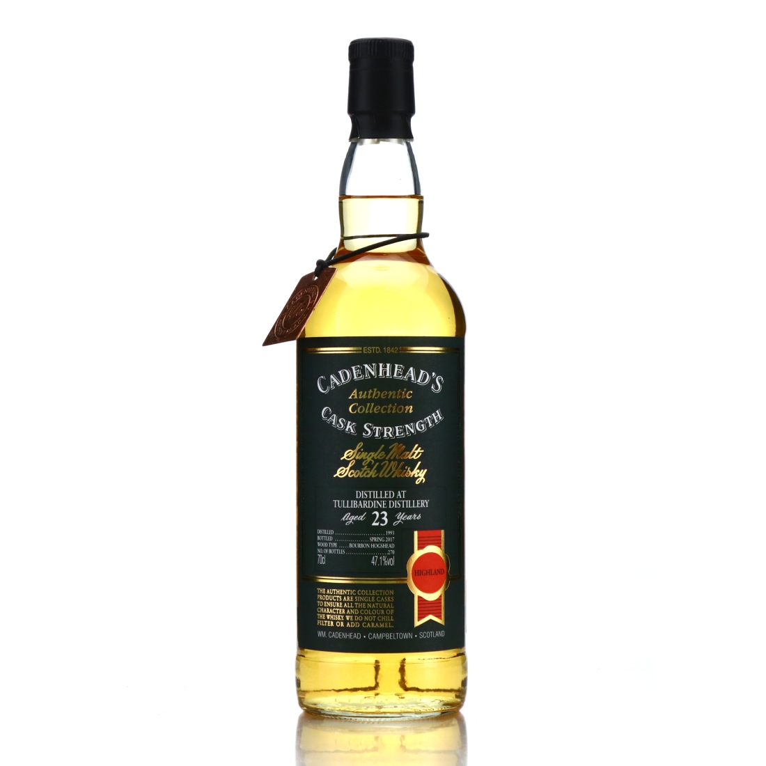 Tullibardine 1993 Cadenhead's 23 Year Old