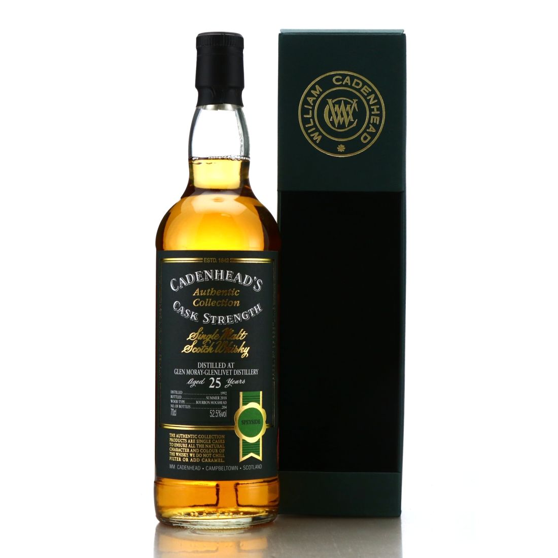 Glen Moray 1992 Cadenhead's 25 Year Old