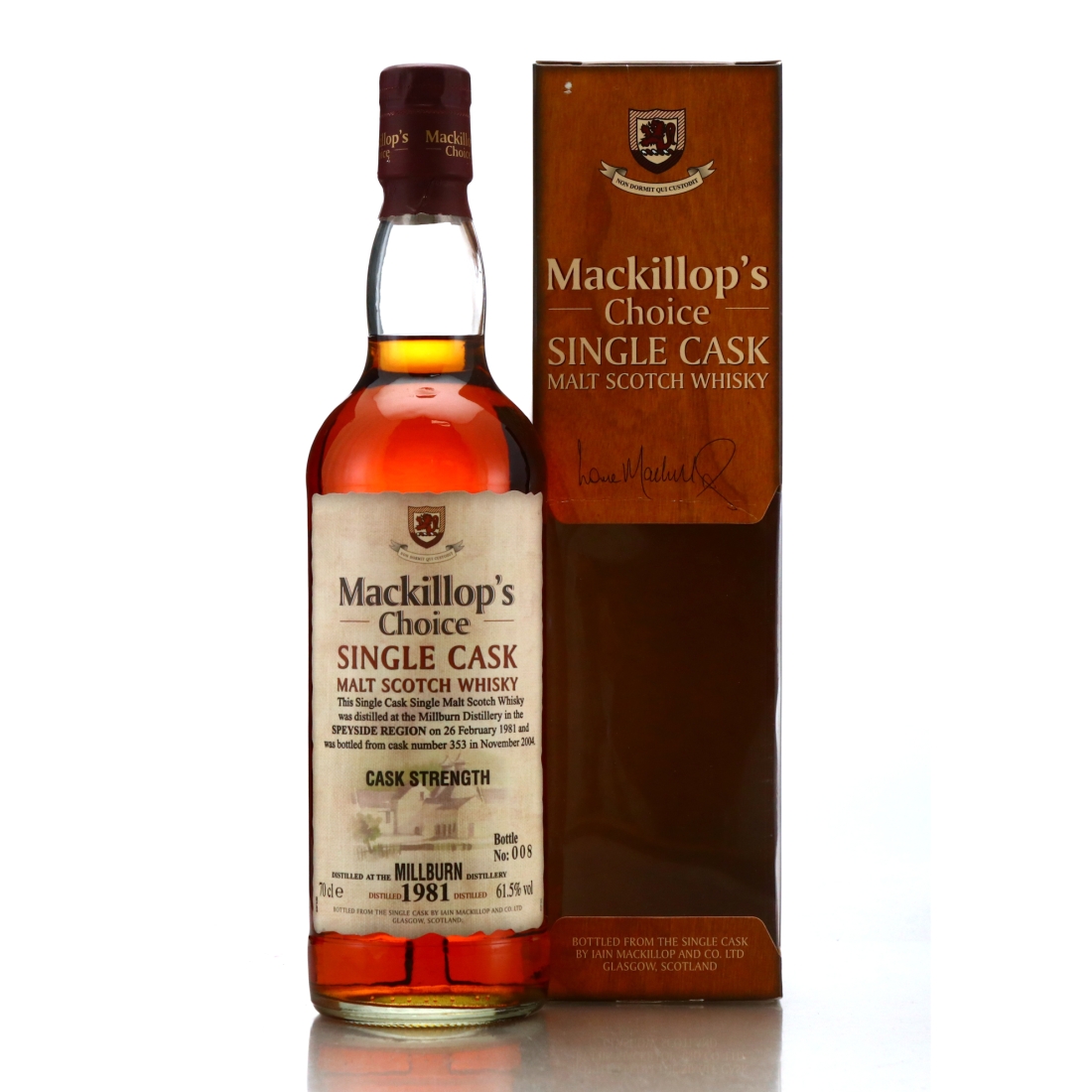 Millburn 1981 Mackillop's Choice Single Cask