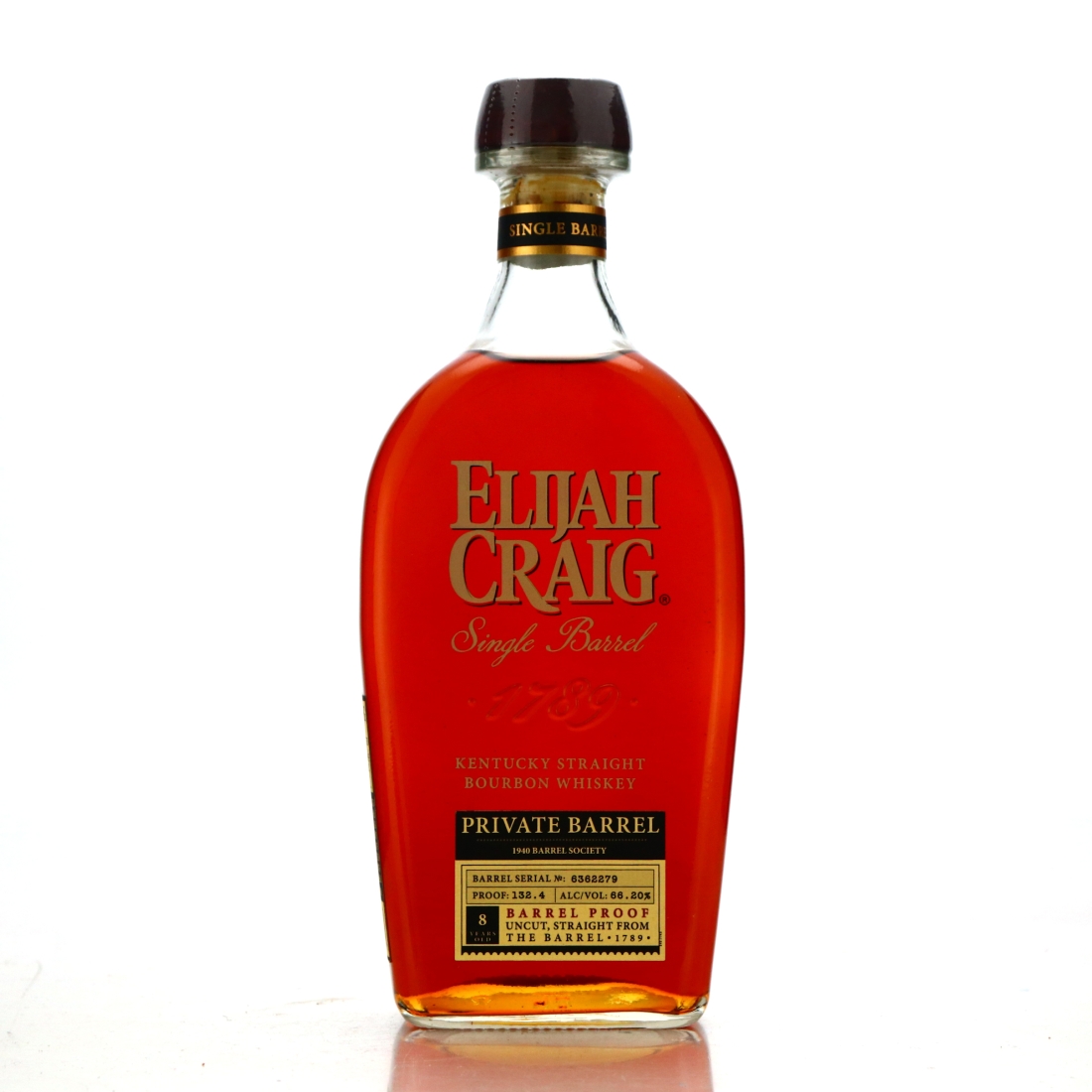 Elijah Craig 8 Year Old Barrel Proof Single Barrel / 1940 Barrel Society