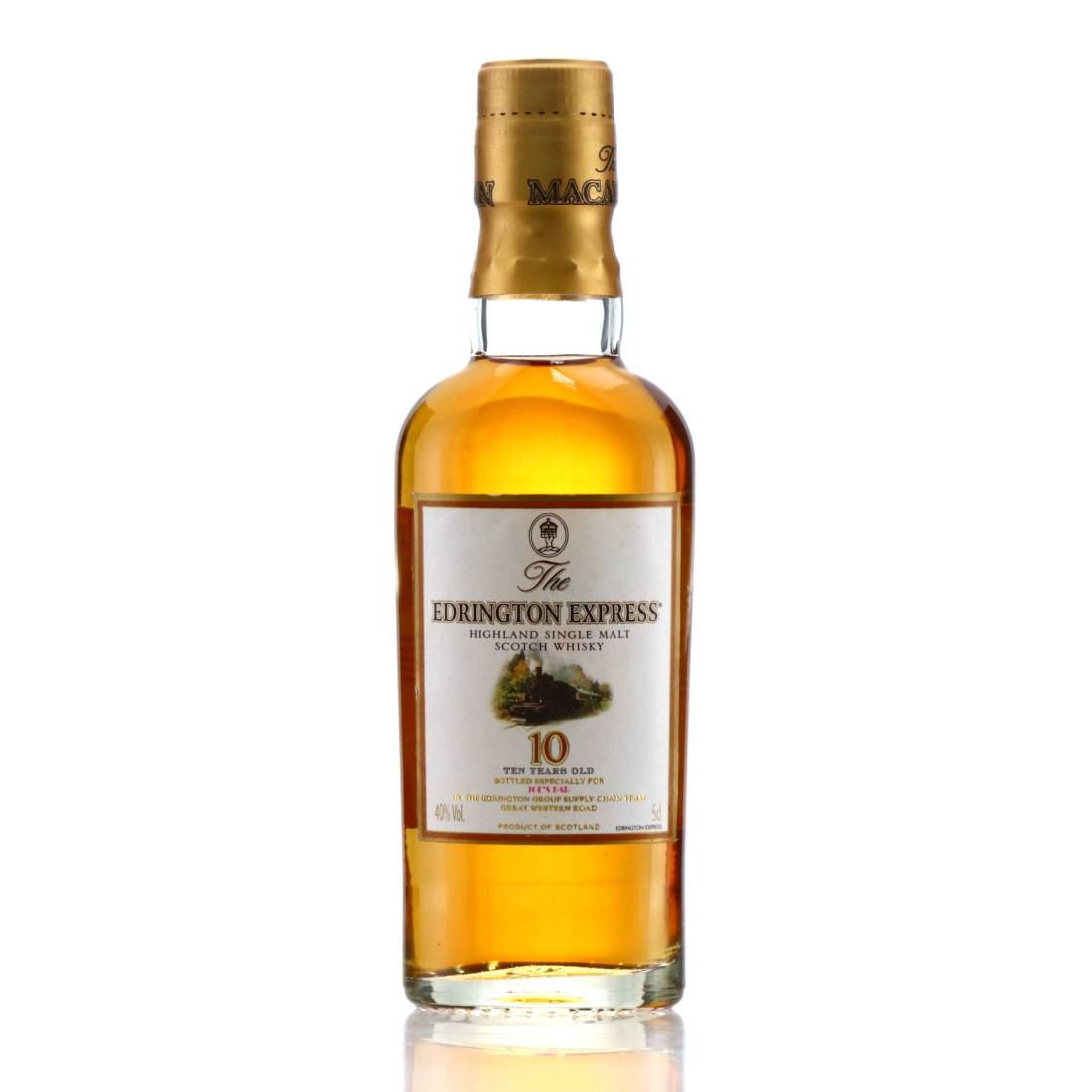 Macallan 10 Year Old The Edrington Express Miniature