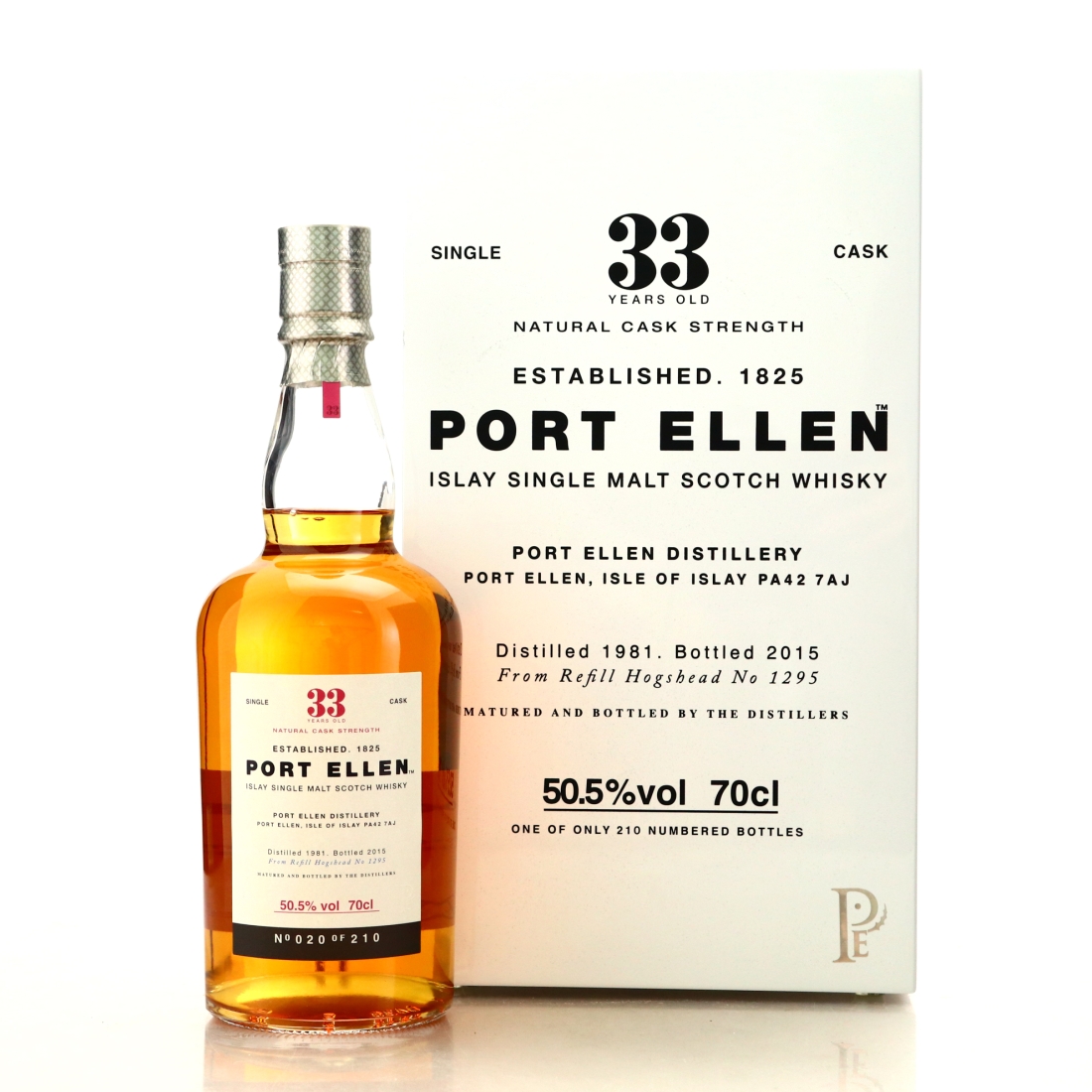 Port Ellen 1981 Single Cask 33 Year Old #1295