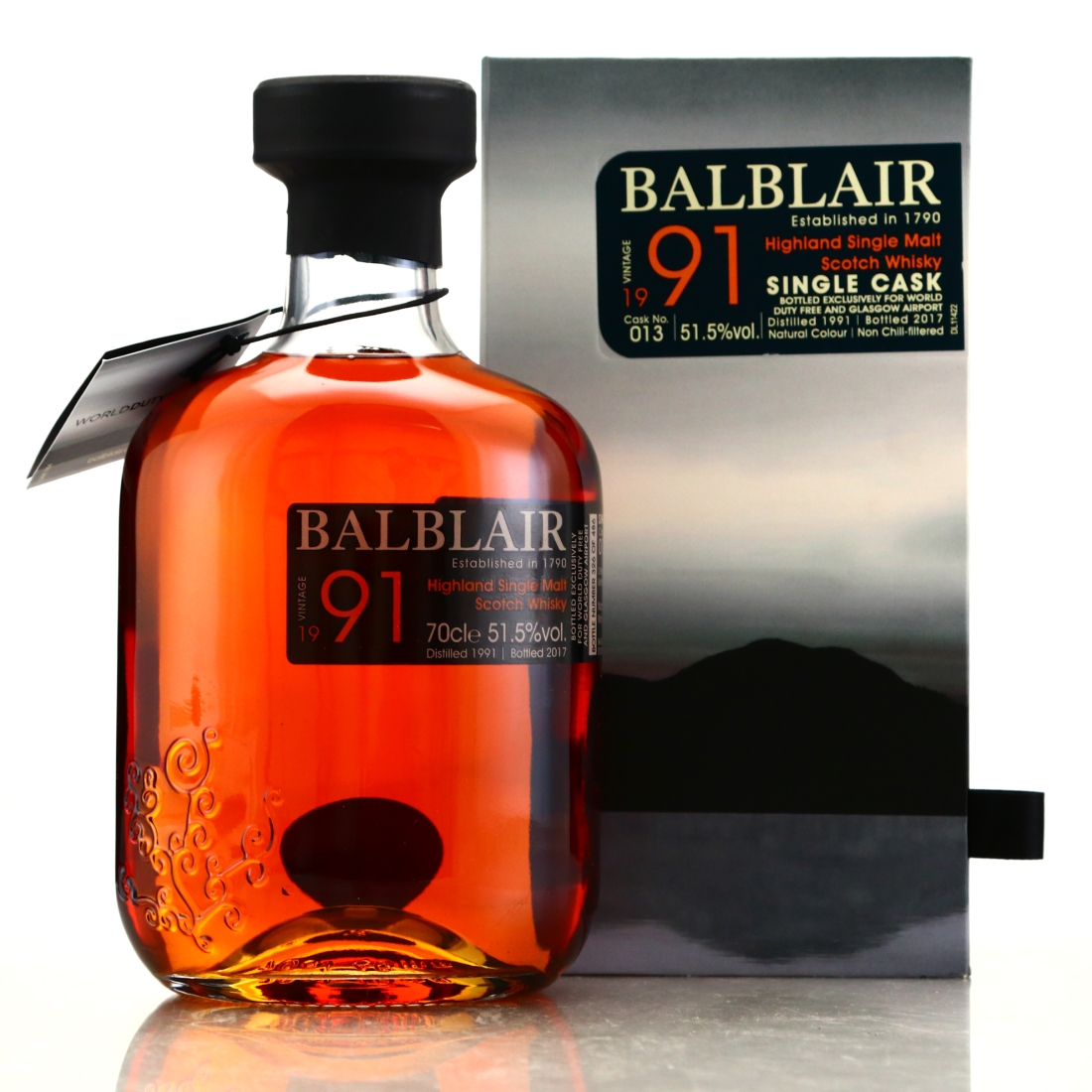 Balblair 1991 Single Cask #13 / World Duty Free & Glasgow Airport