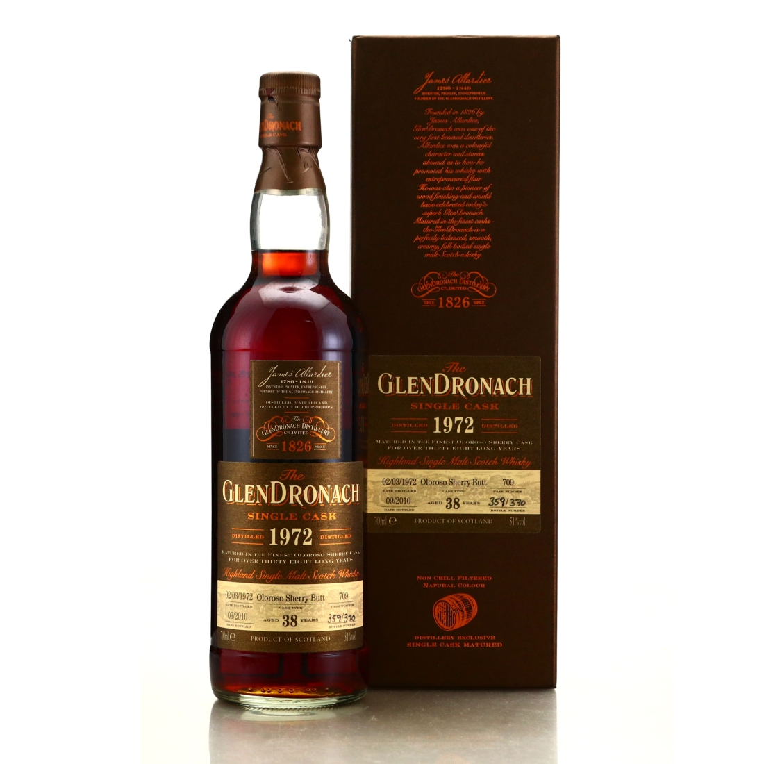 Glendronach 1972 Single Oloroso Cask 38 Year Old #709 / Taiwan