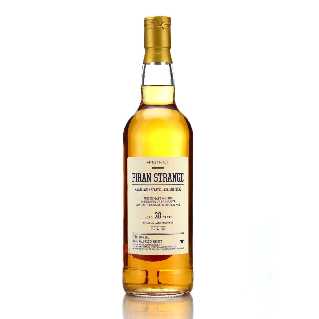 Macallan 28 Year Old Private Bourbon Cask #6916 / Piran Strange