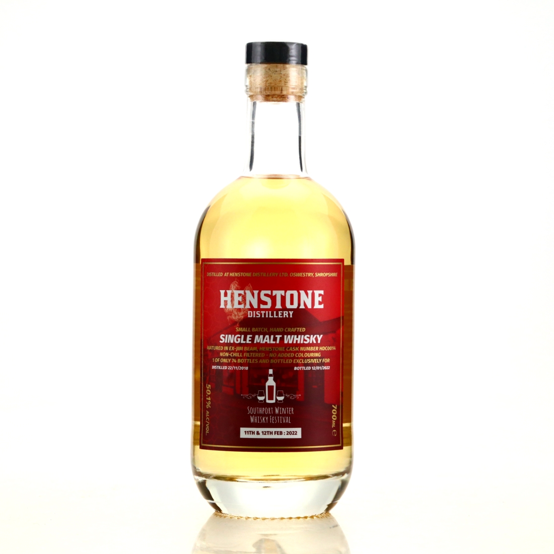 Henstone Single Cask / Southport Winter Whisky Festival 2022