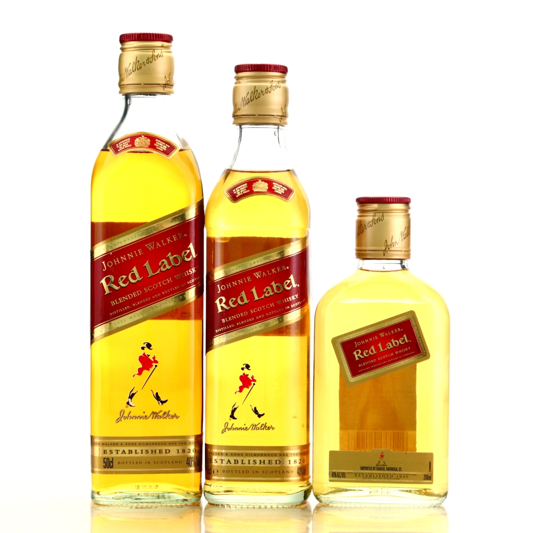 Johnnie Walker Red Label 20cl, 35cl & 50cl