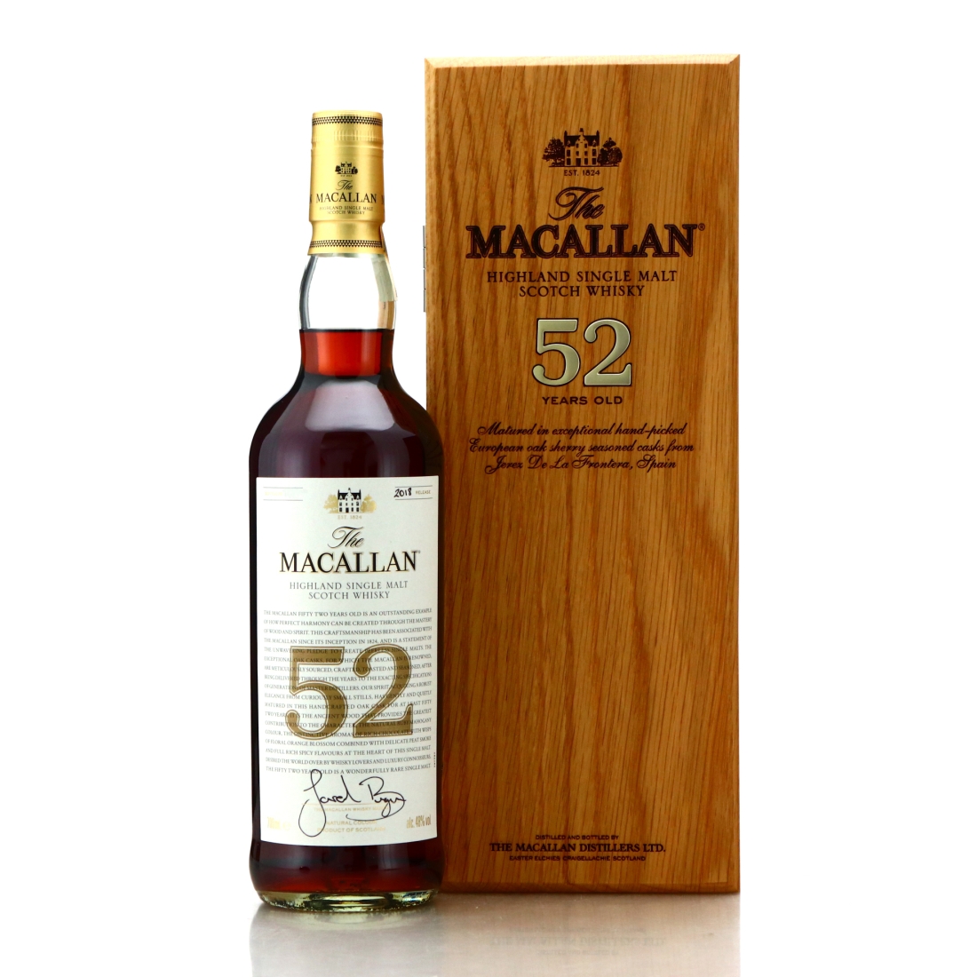Macallan 52 Year Old 2018 Release