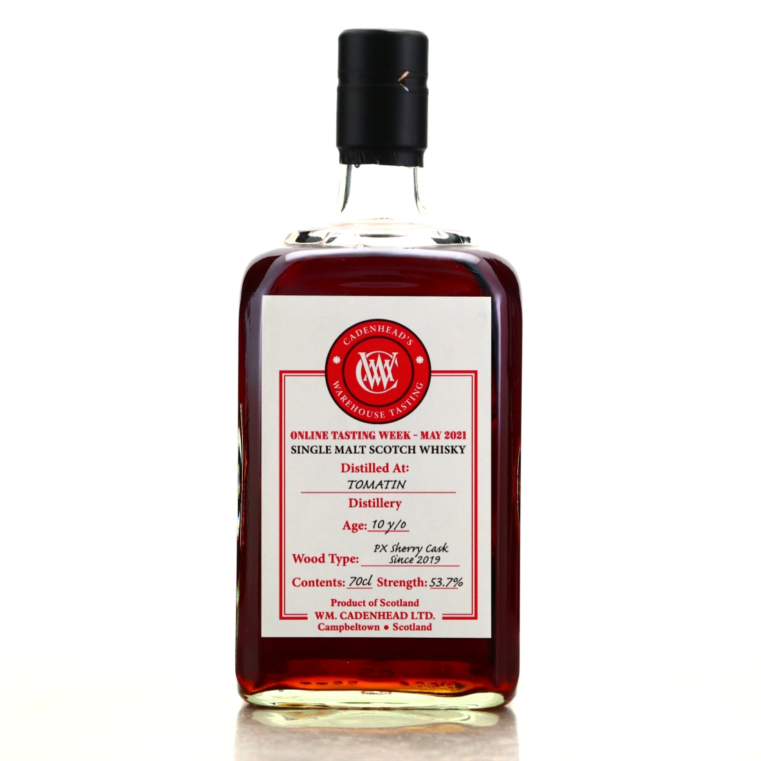 Tomatin 10 Year Old Cadenhead's Warehouse Tasting / Online Tasting Week 2021