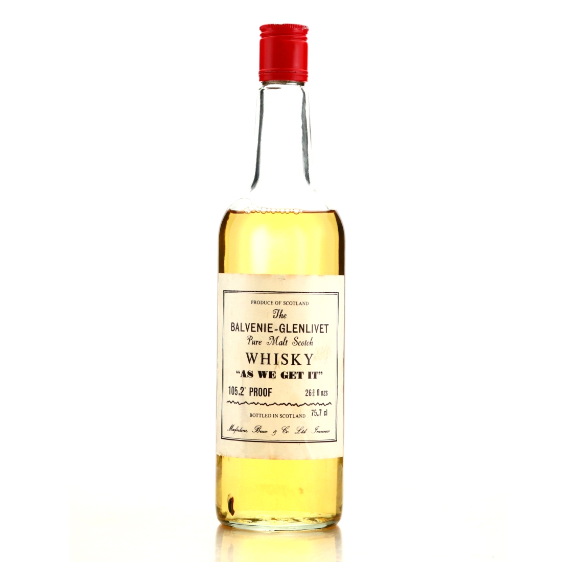 Balvenie As We Get It 105.2 Proof 1970s