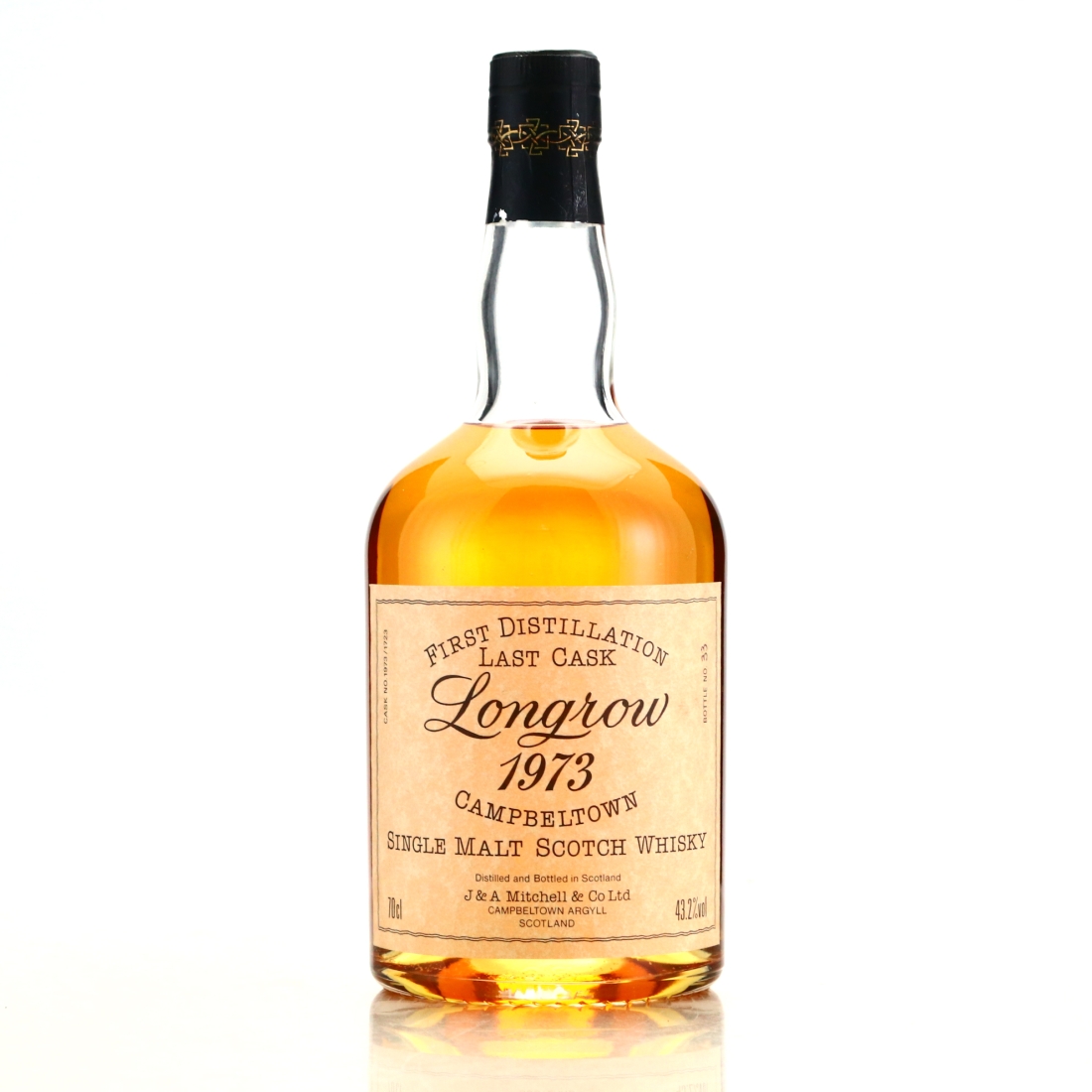 Longrow 1973 First Distillation - Last Cask