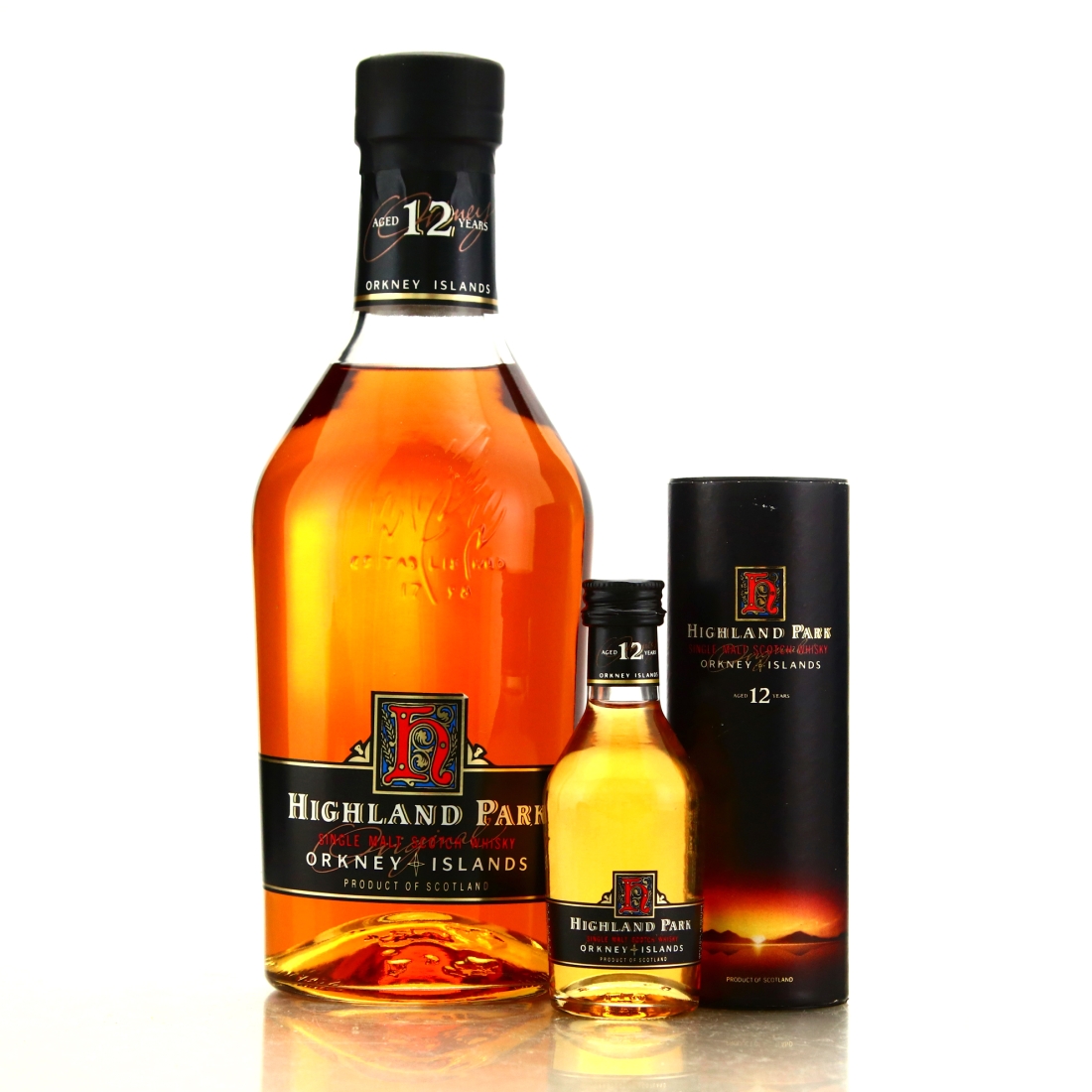 Highland Park 12 Year Old 1990s / includes Miniature