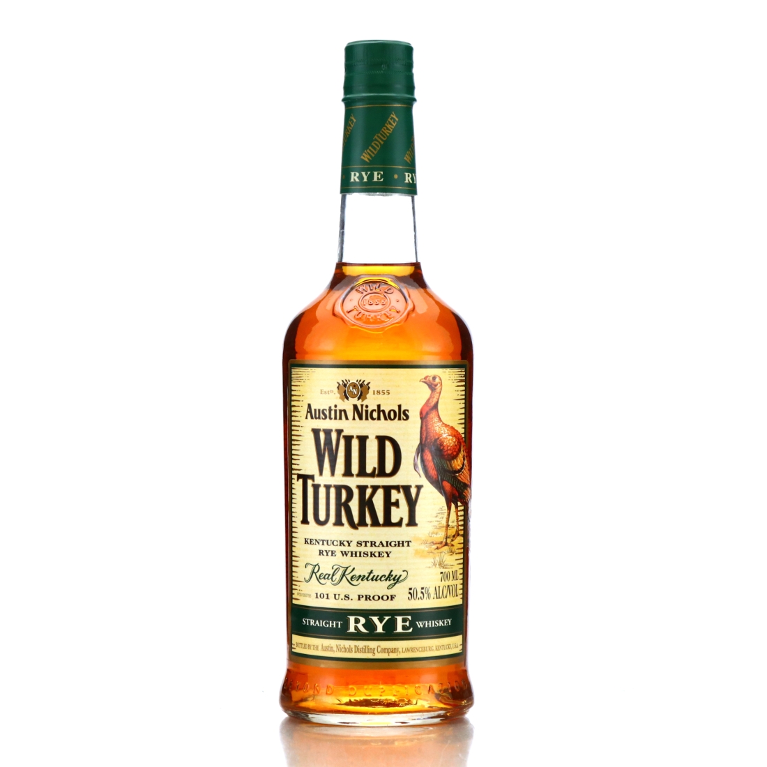 Wild Turkey 101 Proof Kentucky Straight Rye 1996