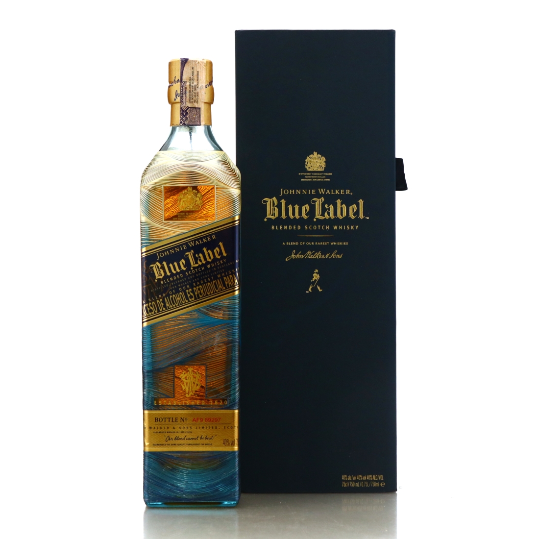 Johnnie Walker Blue Label Hilos de la Tierra Limited Edition 75cl / Colombian Import