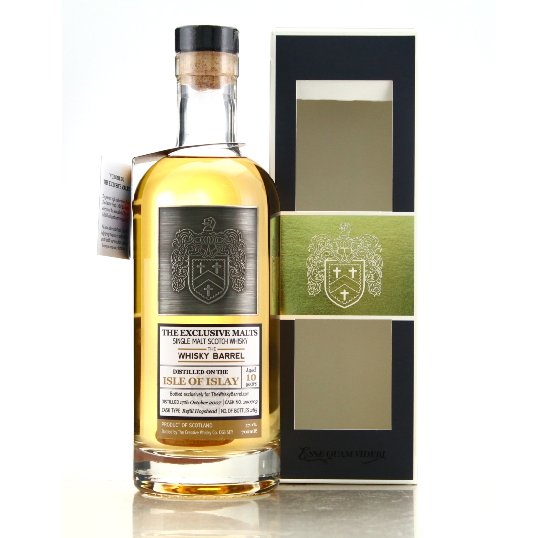Islay Single Malt 2007 Creative Whisky Co 10 Year Old / TWB