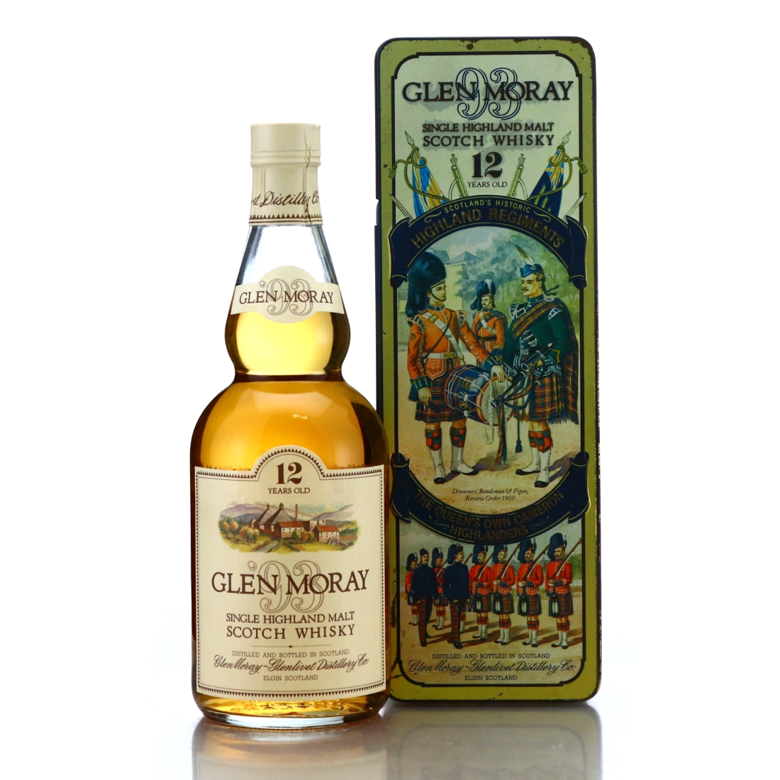 Glen Moray 12 Year Old 1980s / Queen's Own Cameron Highlanders