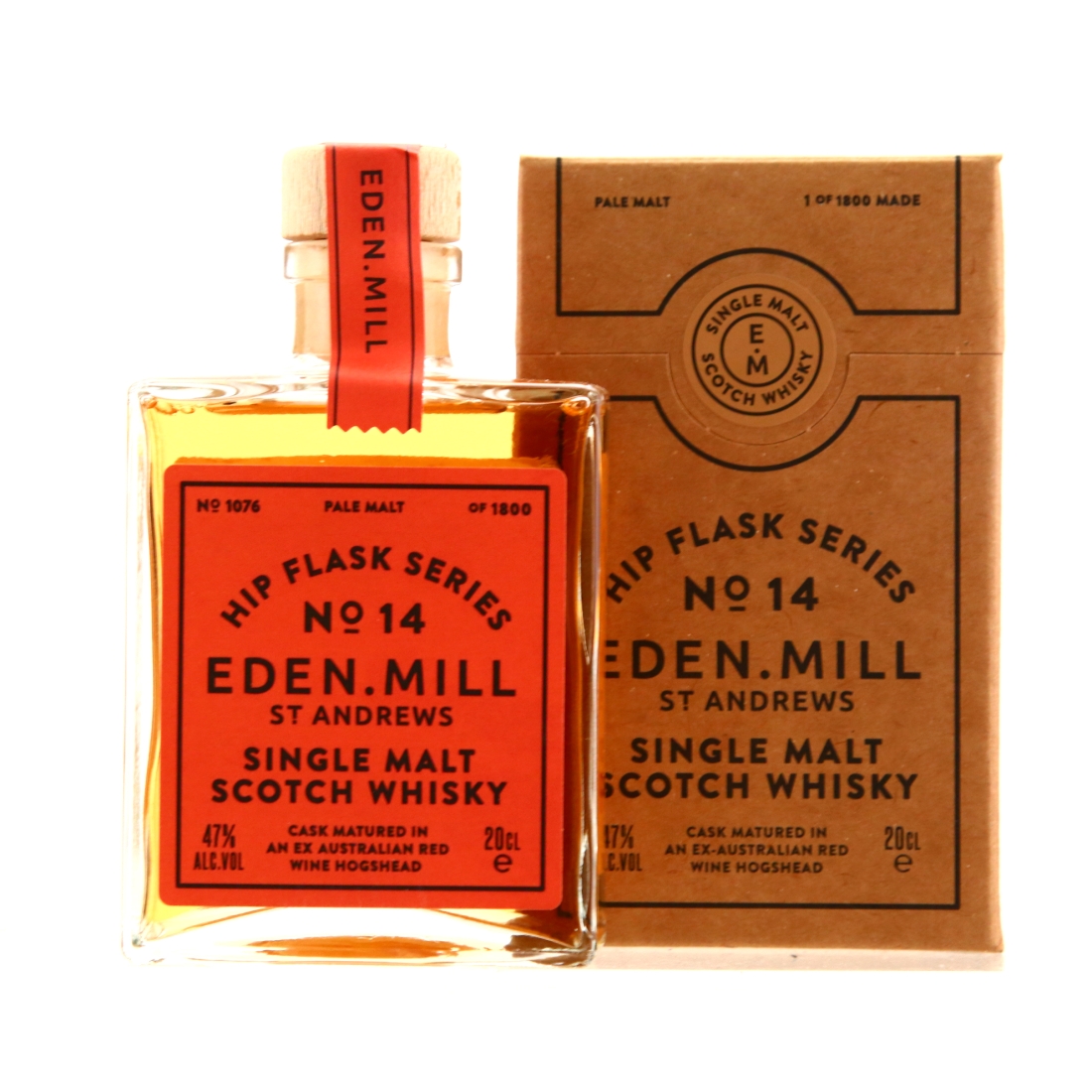 Eden Mill Hip Flask Series No.14 20cl / Pale Malt, ex-Australian Red Wine