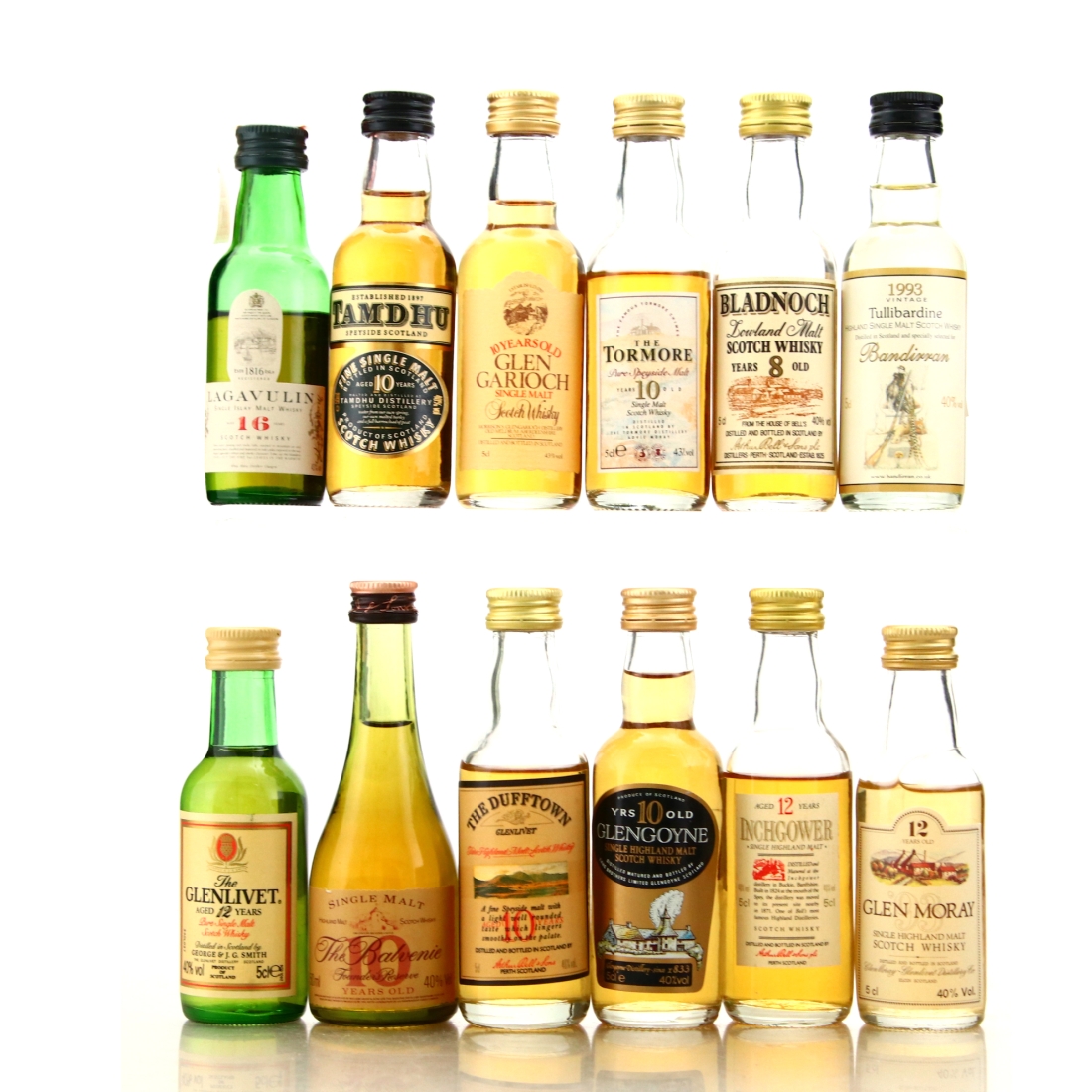 Single Malt Miniature set 12  x  5cl