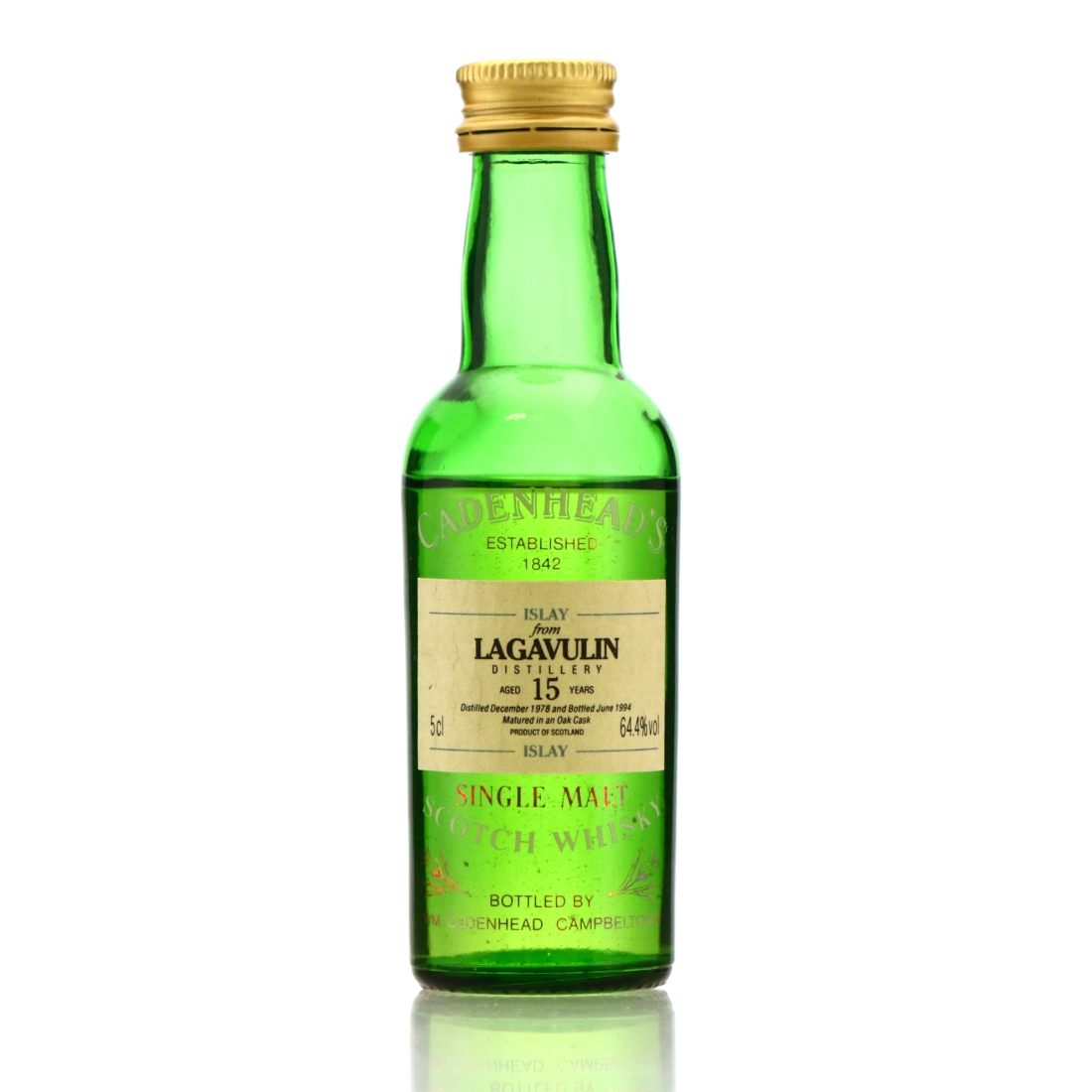 Lagavulin 1978 Cadenhead's 15 Year Old Miniature
