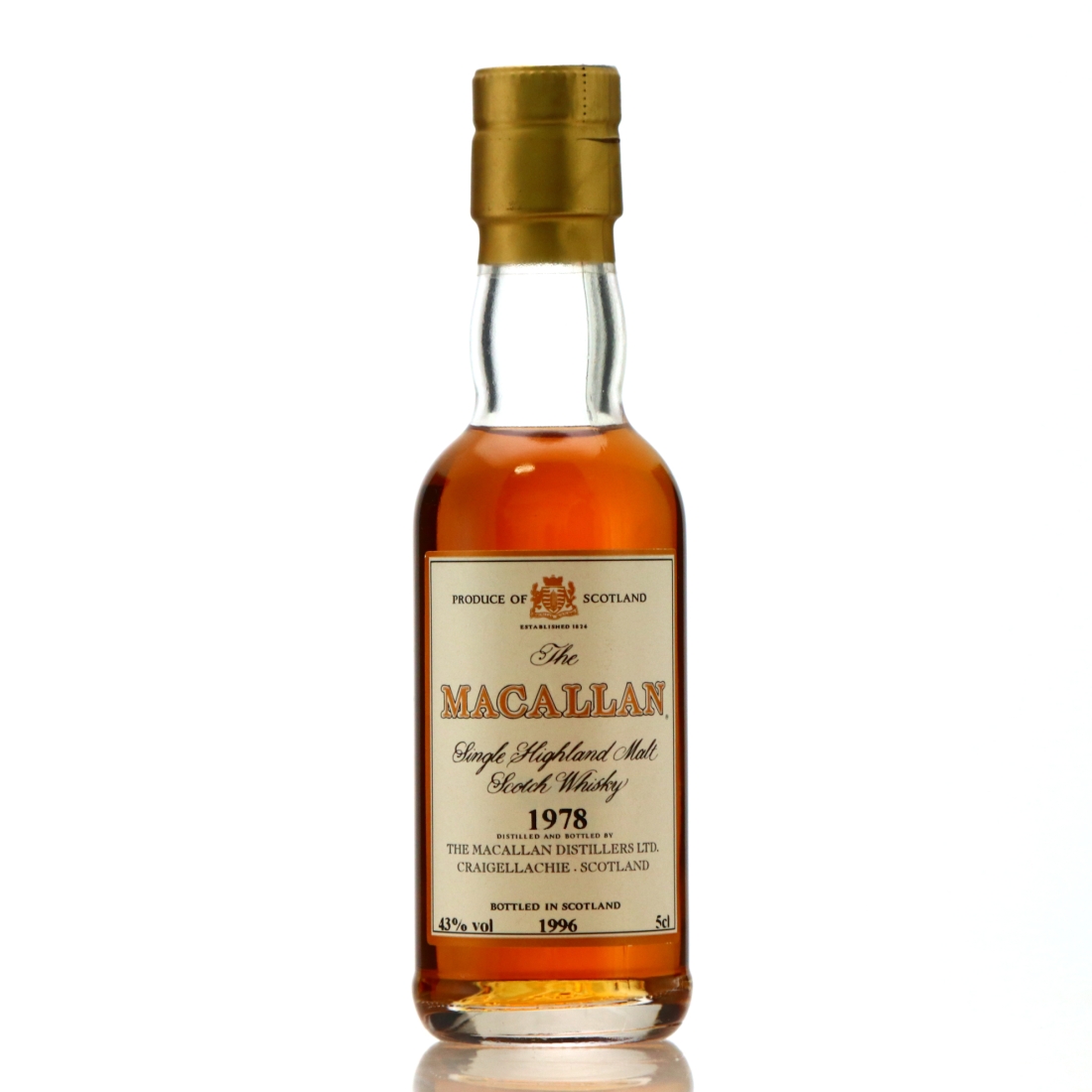 Macallan 1978 Miniature