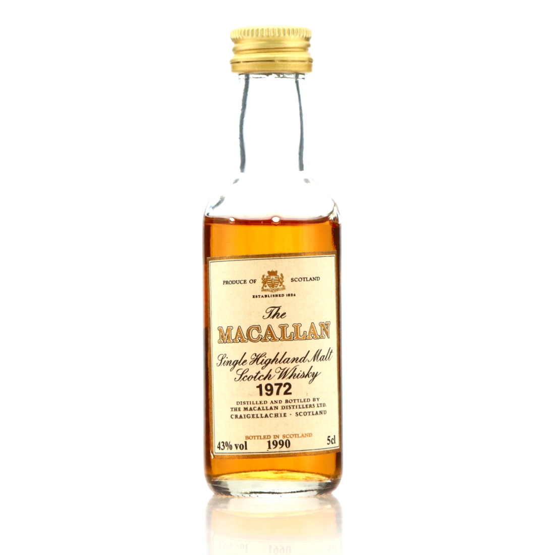 Macallan 1972 Miniature