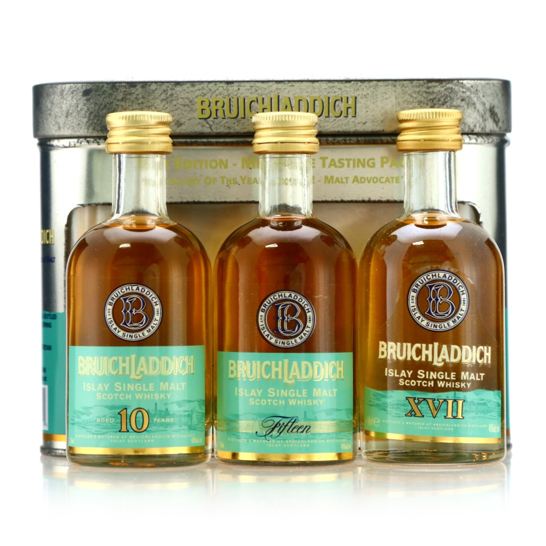 Bruichladdich Miniature Gift Pack 3 x 5cl