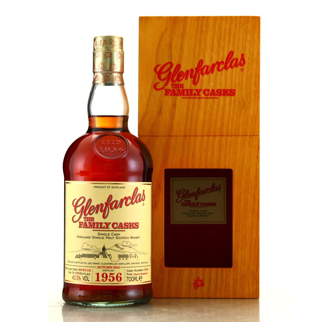 Glenfarclas 1956 Family Cask #1768 / Autumn 2014