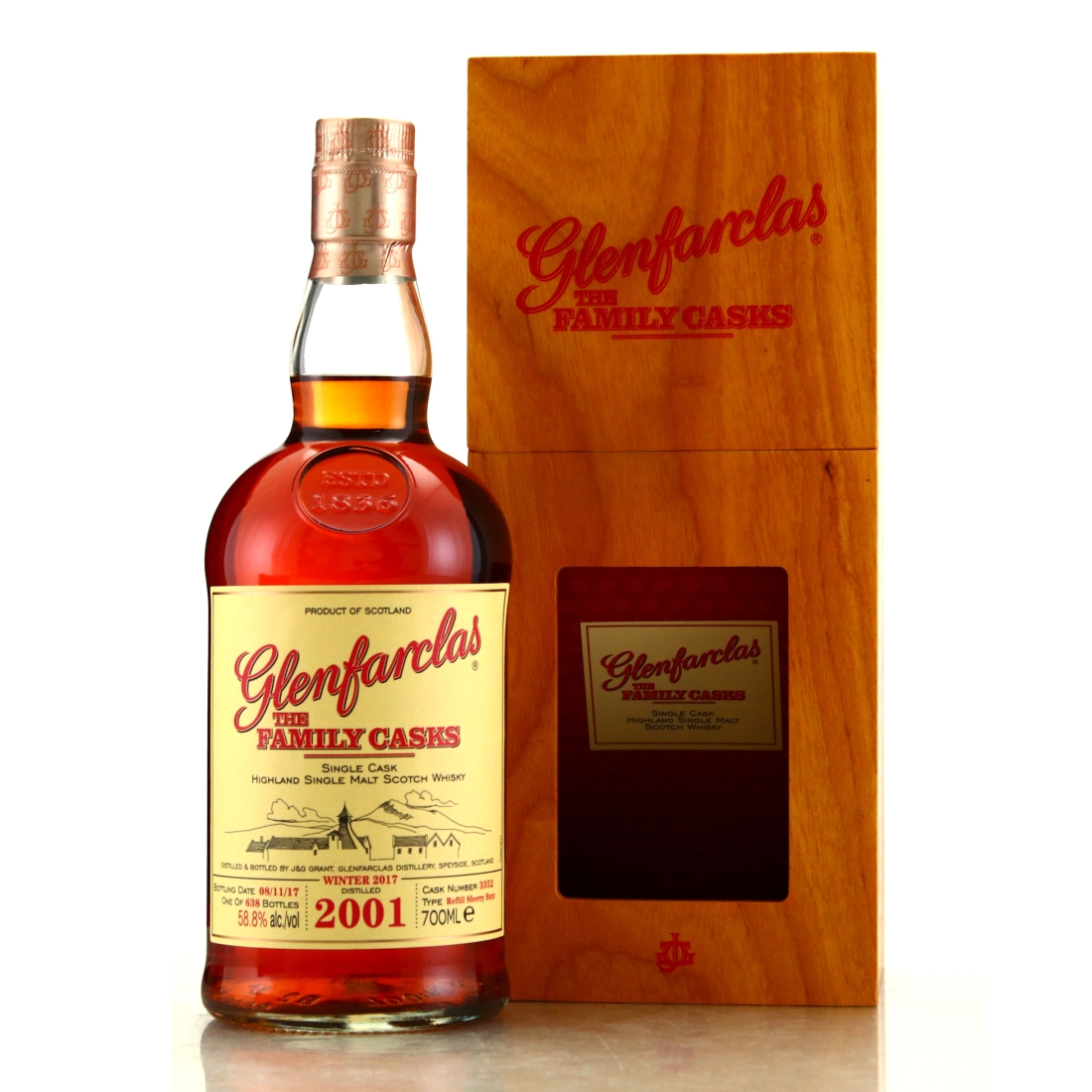 Glenfarclas 2001 Family Cask #3352 / Winter 2017