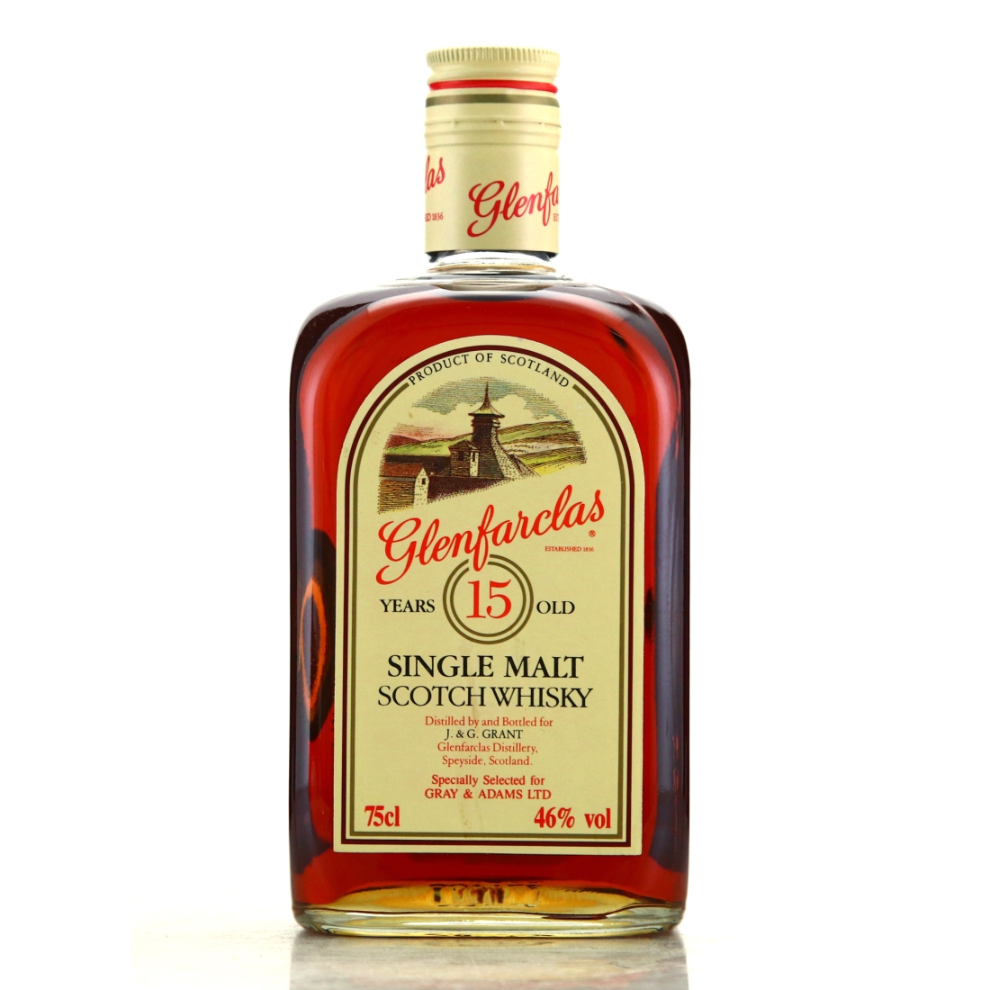 Glenfarclas 15 Year Old 1980s / Gray and Adams