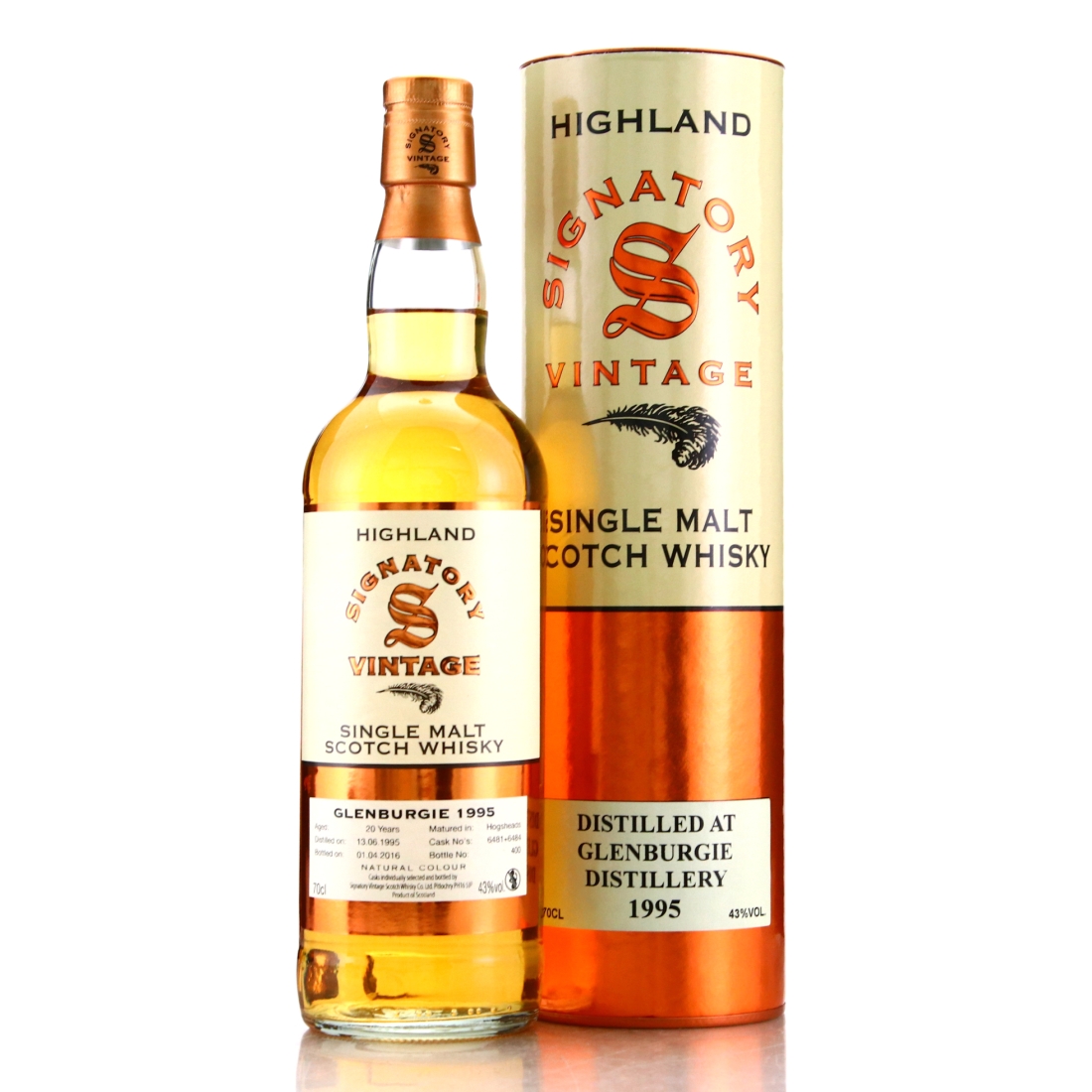 Glenburgie 1995 Signatory Vintage 20 Year Old