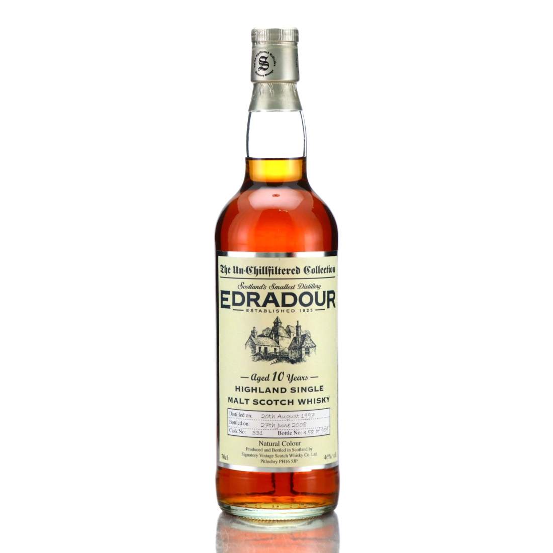 Edradour 1997 Signatory Vintage 10 Year Old 