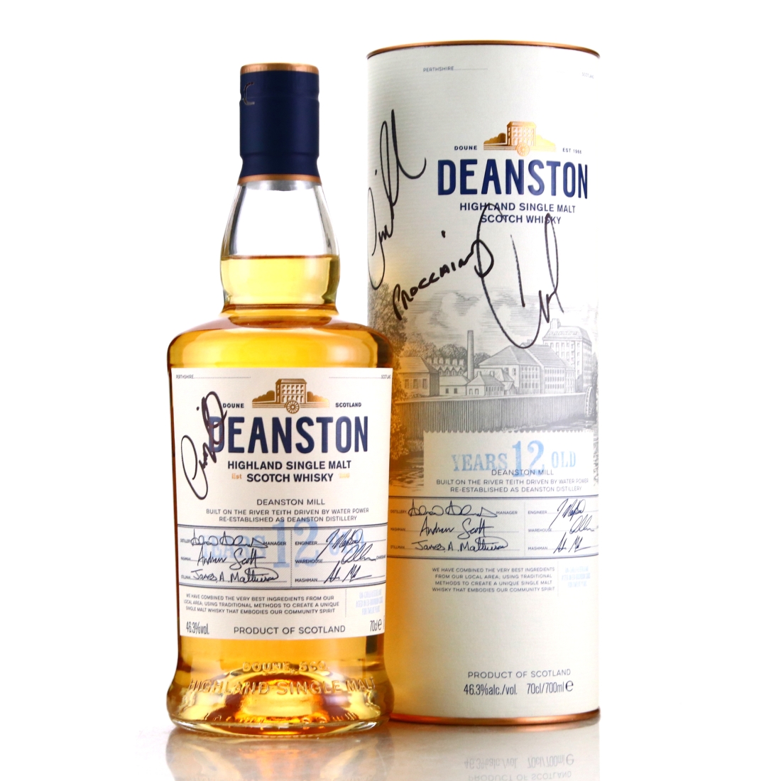 Deanston 12 Year Old / Signed - Charity Lot