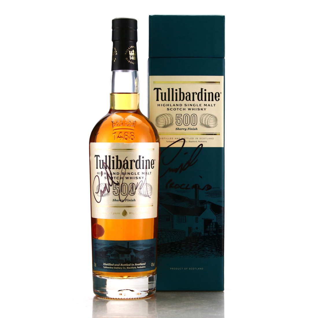 Tullibardine 500 Sherry Finish / Signed - Charity Lot