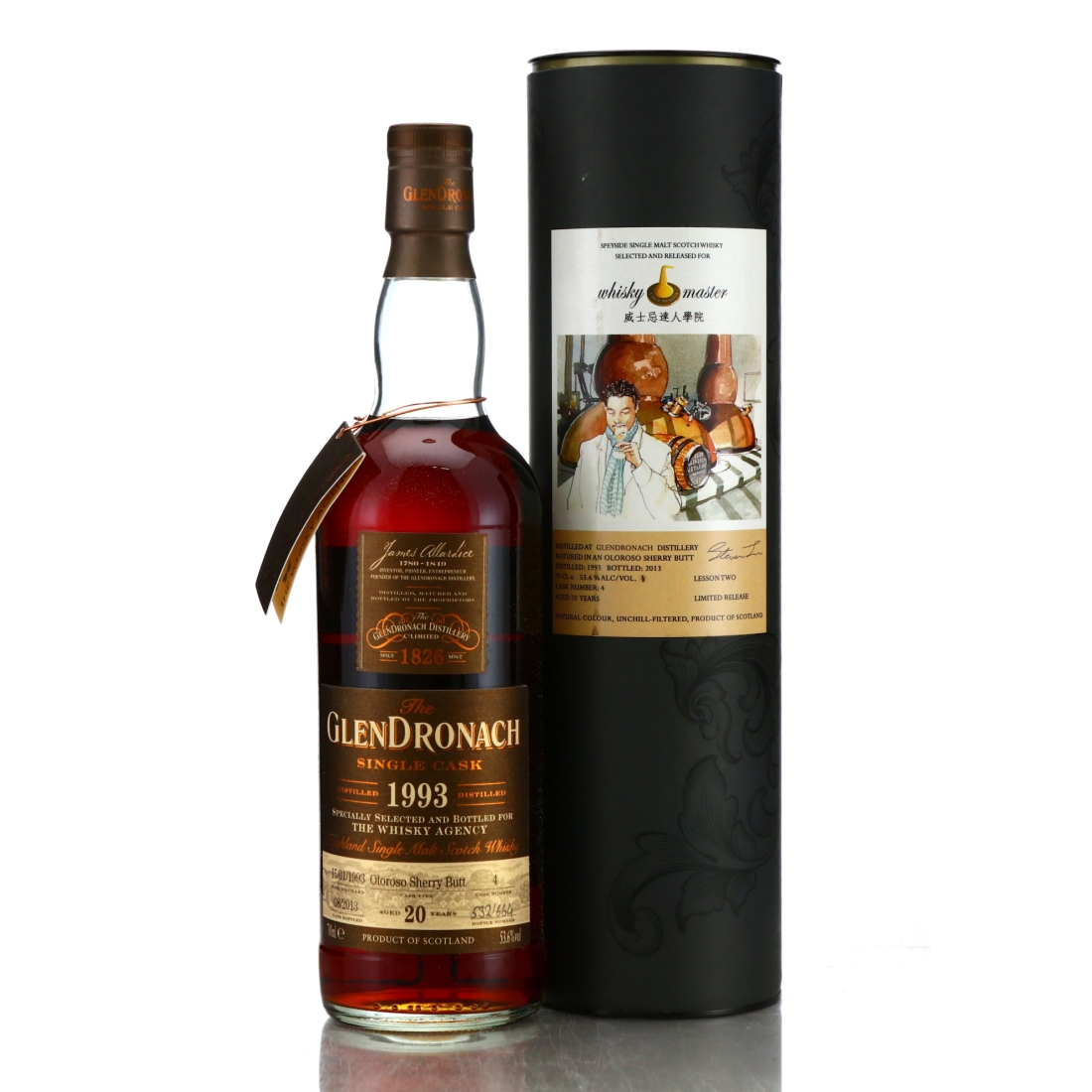 Glendronach 1993 Single Oloroso Cask 20 Year Old #4 / The Whisky Agency