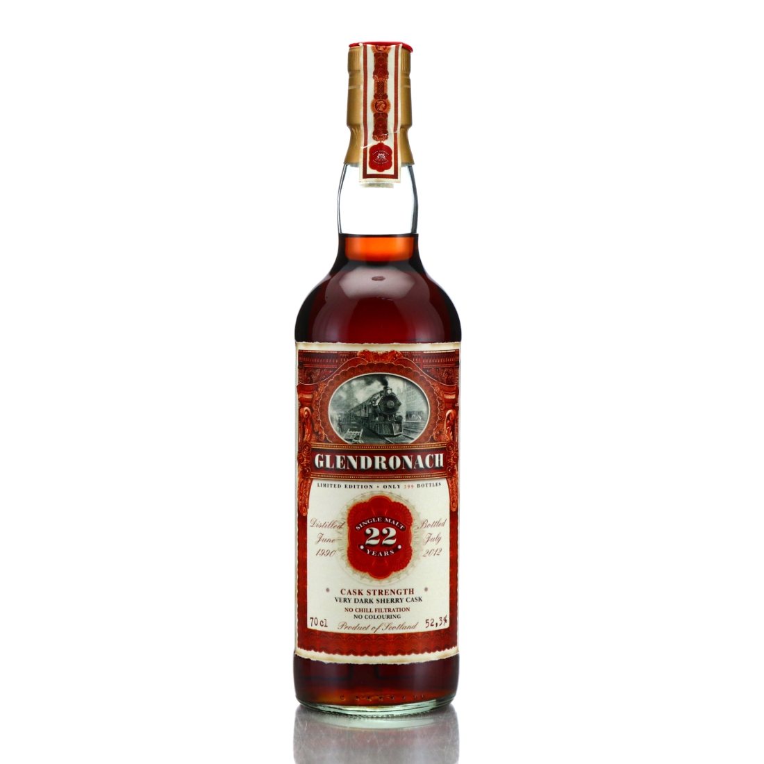 Glendronach 1990 Jack Wiebers 22 Year Old / Old Train Line