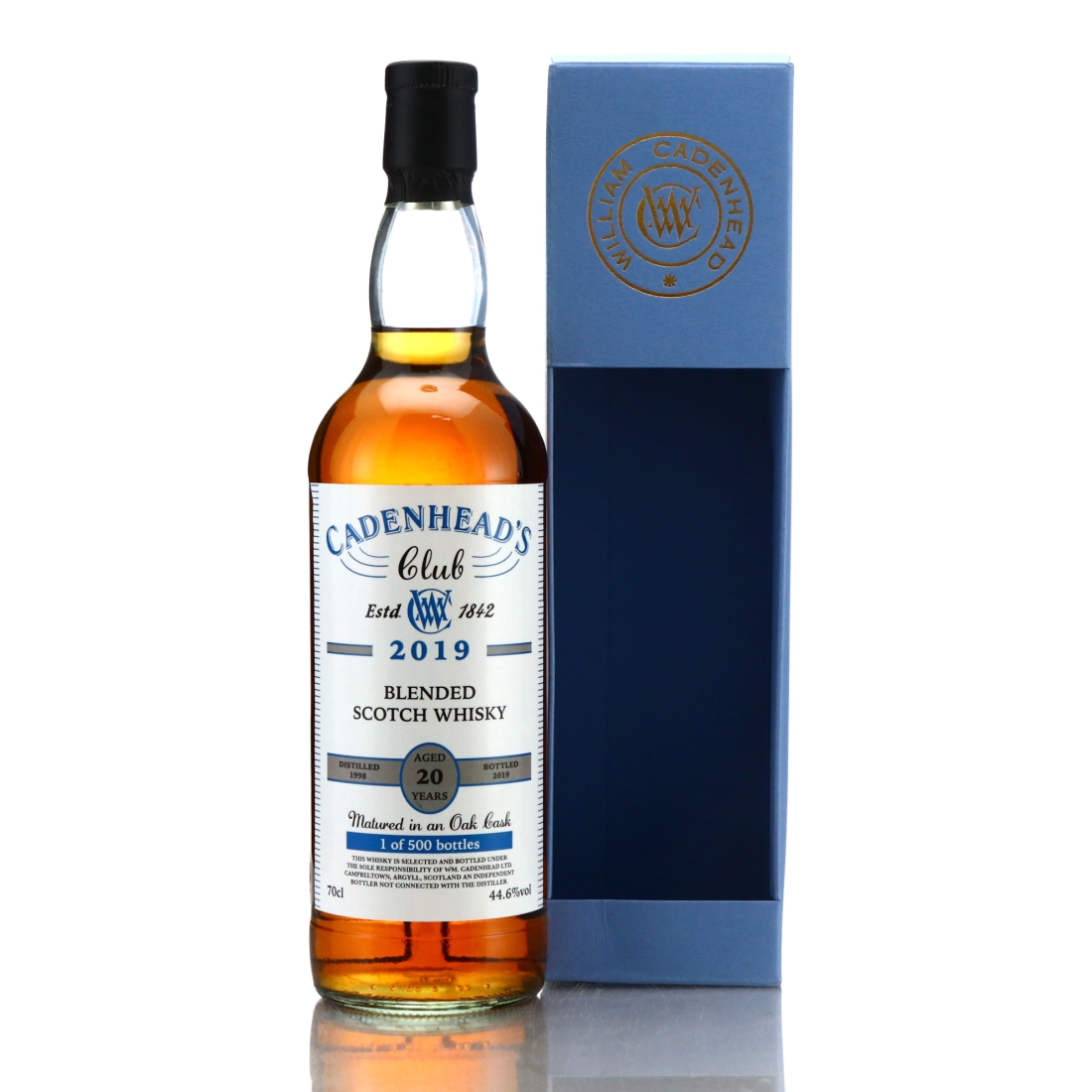 Blended Scotch 1998 Cadenhead's Club 20 Year Old