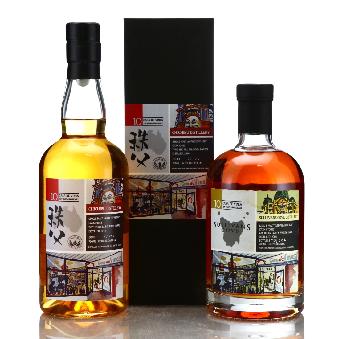 Chichibu 2014 & Sullivans Cove 2006 / Casa De Vinos 10th Anniversary