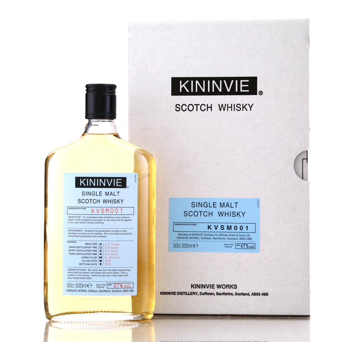 Kininvie Works 2013 Single Malt Whisky 50cl