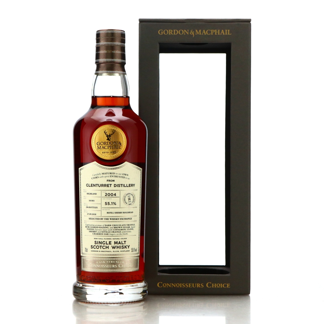Glenturret 2004 Gordon and MacPhail 14 Year Old Batch #18/083 / TWE