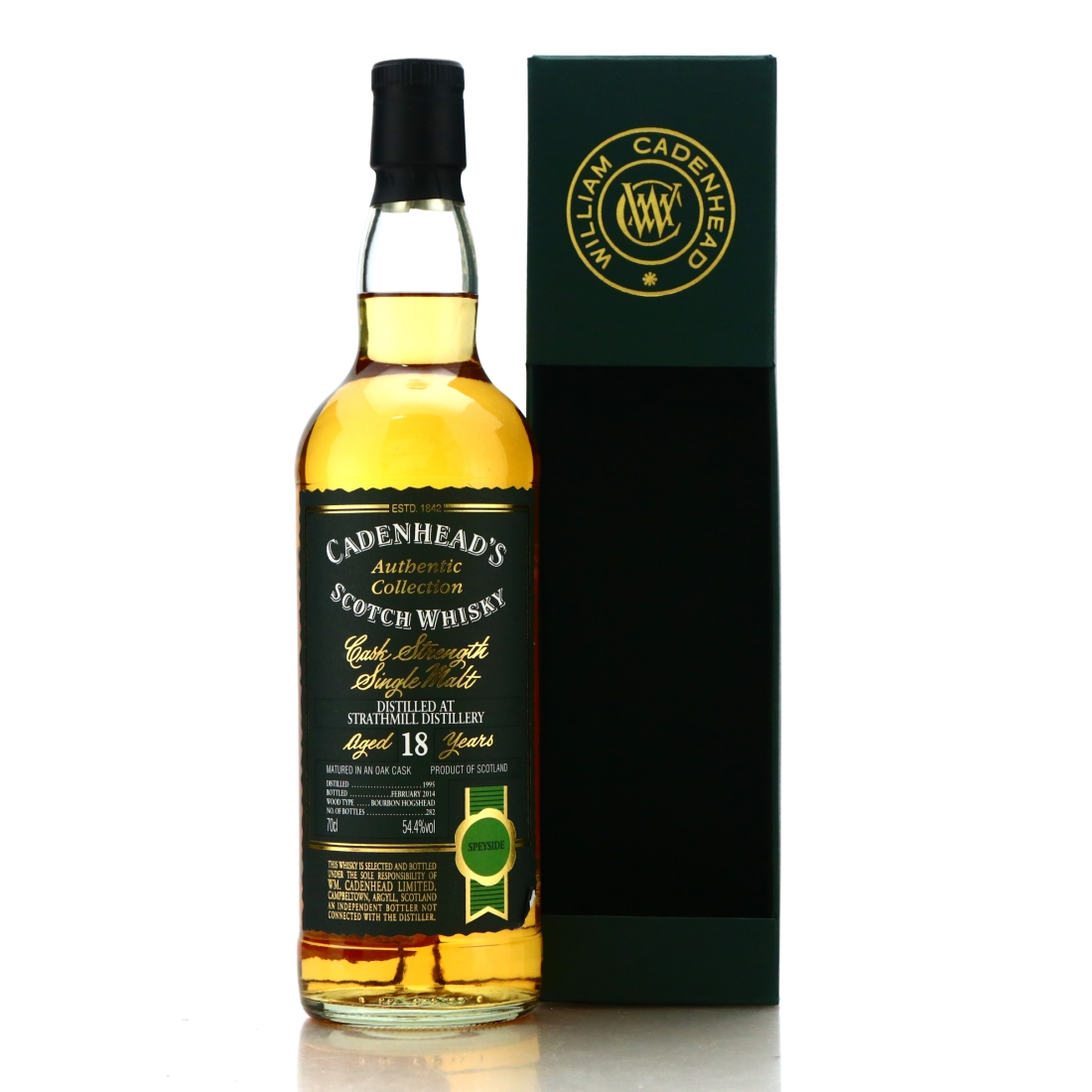 Strathmill 1995 Cadenhead's 18 Year Old