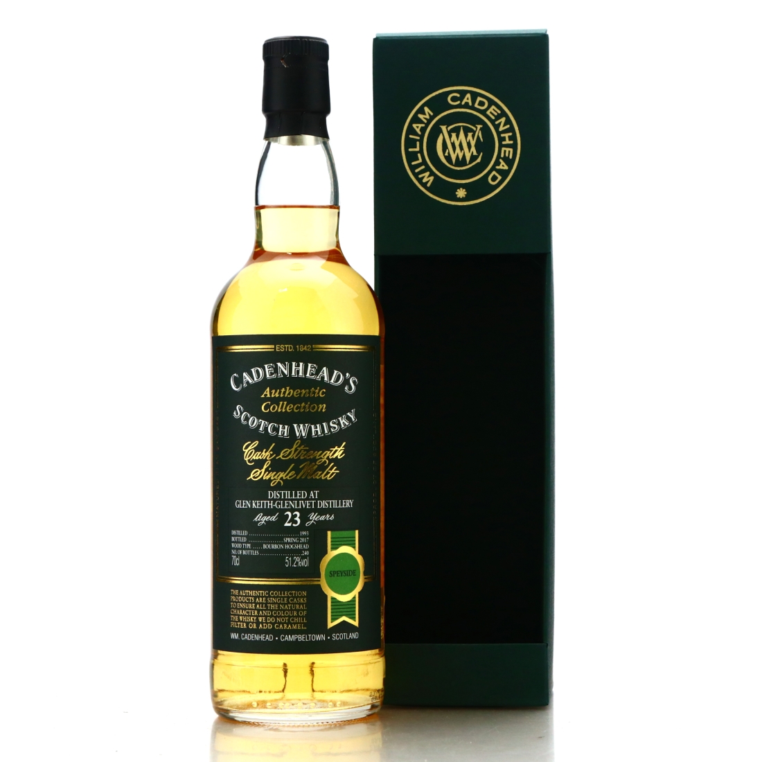 Glen Keith 1993 Cadenhead's 23 Year Old
