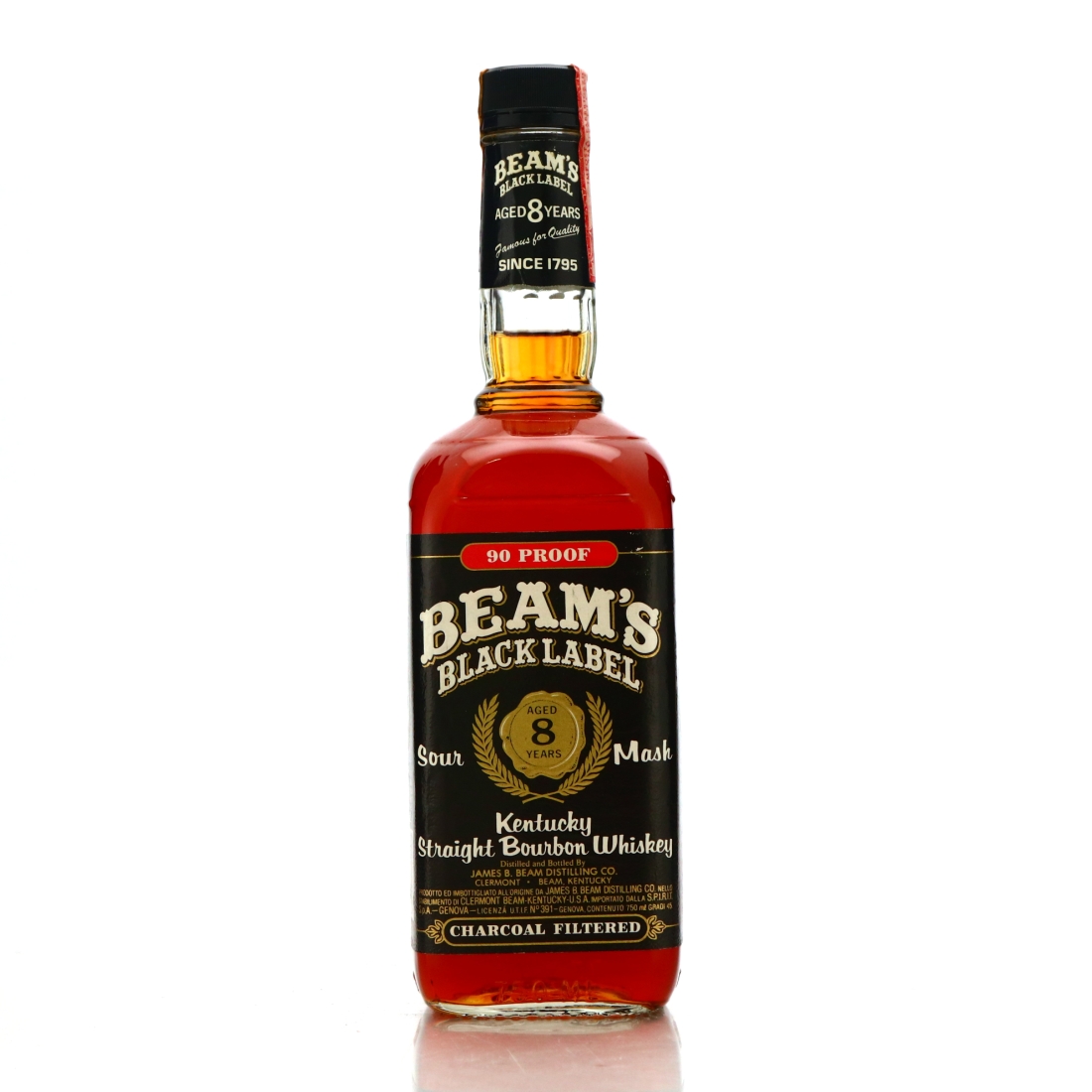 Beam's Black Label 8 Year Old 1986