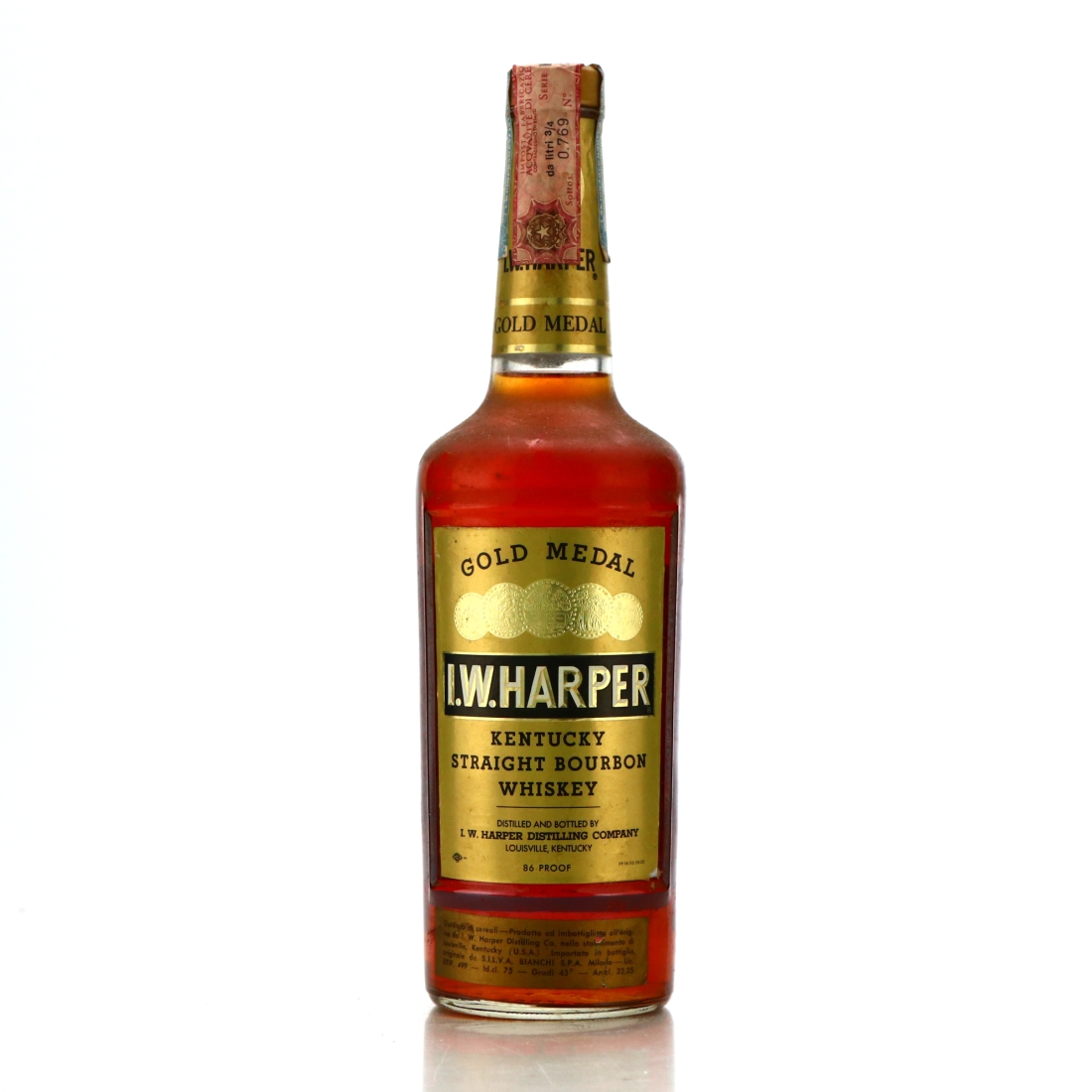 I.W. Harper Gold Medal Kentucky Straight Bourbon 1970