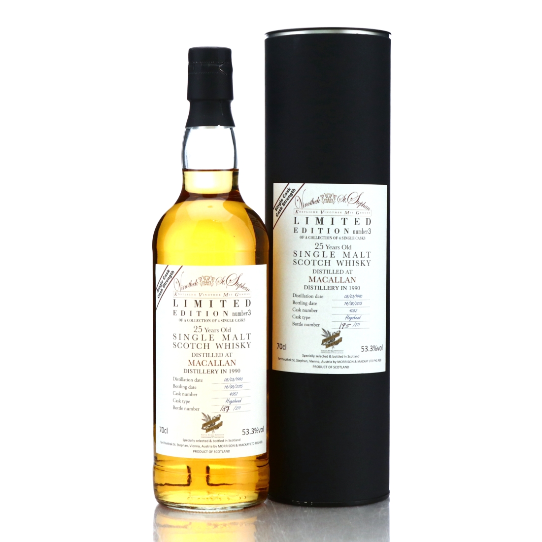 Macallan 1990 Vinothek St. Stephan 25 Year Old