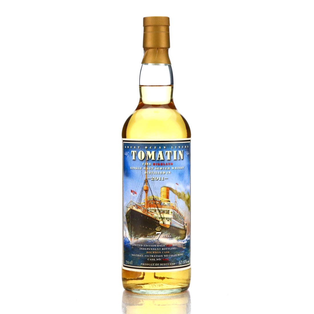 Tomatin 2011 Jack Wiebers 7 Year Old 'Great Ocean Liners' / The Whisky Fair