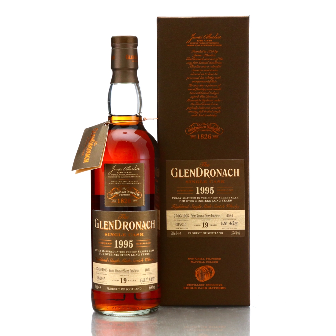 Glendronach 1995 Single PX Cask 19 Year Old #4034 / Batch 14