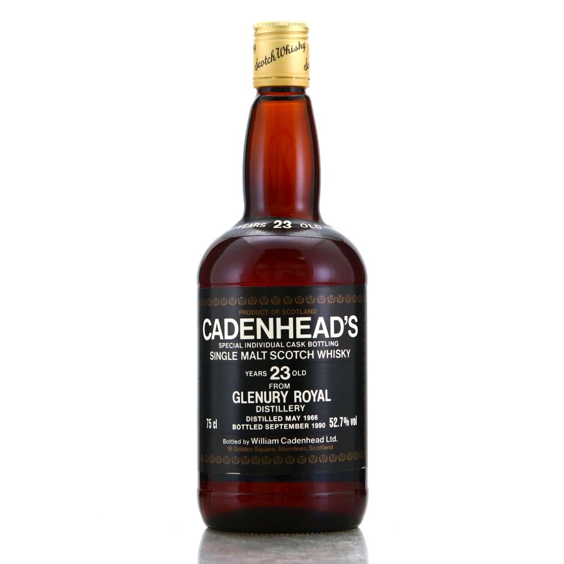 Glenury Royal 1966 Cadenhead's 23 Year Old
